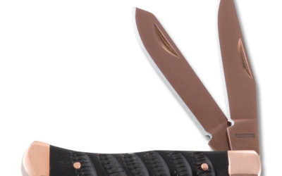 Copper Ridge Baby Trapper Genuine Buffalo Horn Jigged Handle