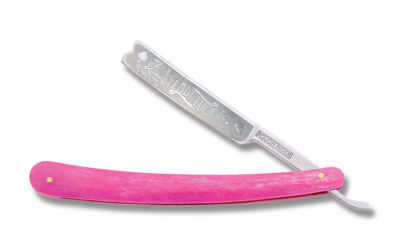 Collectors Edition Razor Pink Smooth Bone Handle