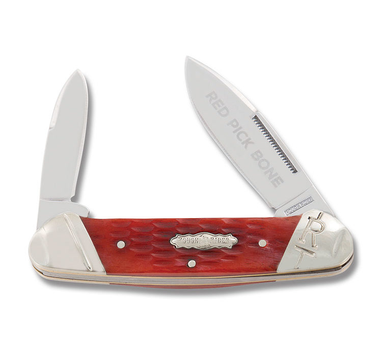 Canoe Red Pick Bone Handle