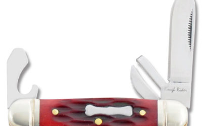 Mini Scout Red Jigged Bone Handle