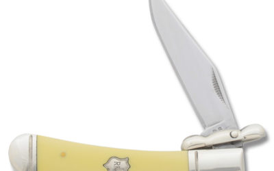 Swing Guard Lockback Yellow Composition Handle