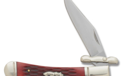 Swing Guard Lockback Red Jigged Bone Handle