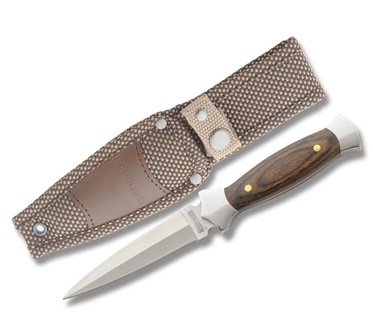 Heavy Hunter Series Amigo Boot Knife Polished Wood Handle