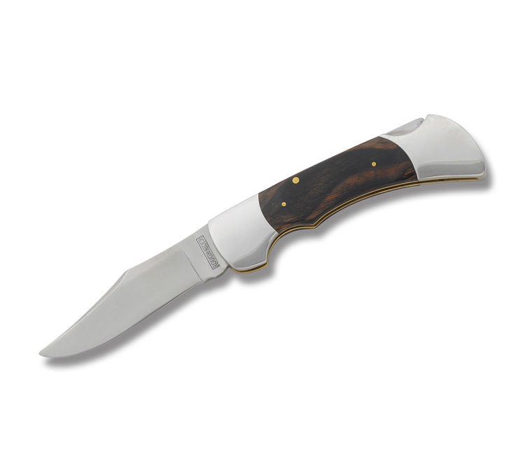 Heavy Hunter Series Hunters Lockback Polished Wood Handle