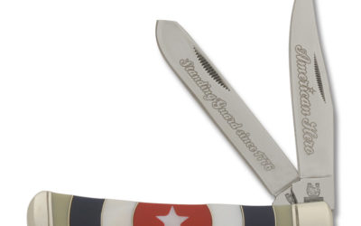 American Hero Trapper Mother of Pearl Synthetic Handle