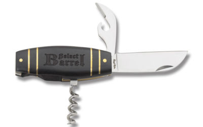 Select Barrel Bartenders Knife Dark Wood Handle