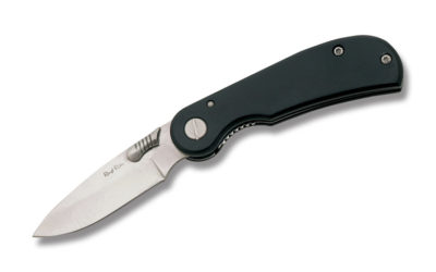 Linerlock 2.75 Inch Black Aluminum Handle
