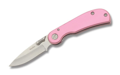 Linerlock 3.25 Inch Pink Aluminum Handle