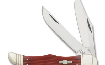 Folding Hunter Strawberry Bone Handle