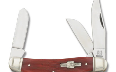 3 Blade Sowbelly Strawberry Bone Handle