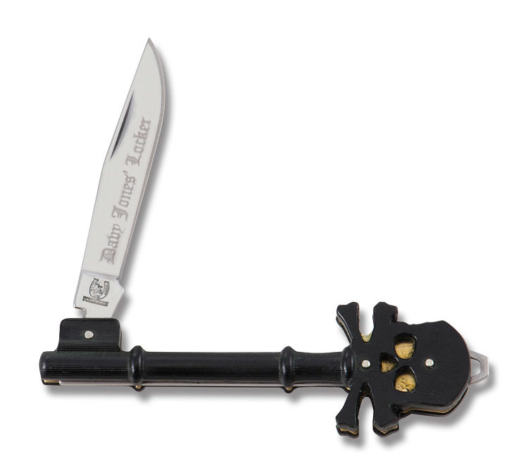 Key to Davy Jones Locker Black Composition Handle