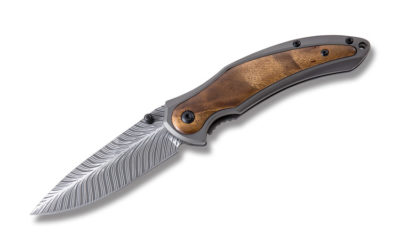 Fancy Folder Framelock Grey Aluminium Handle