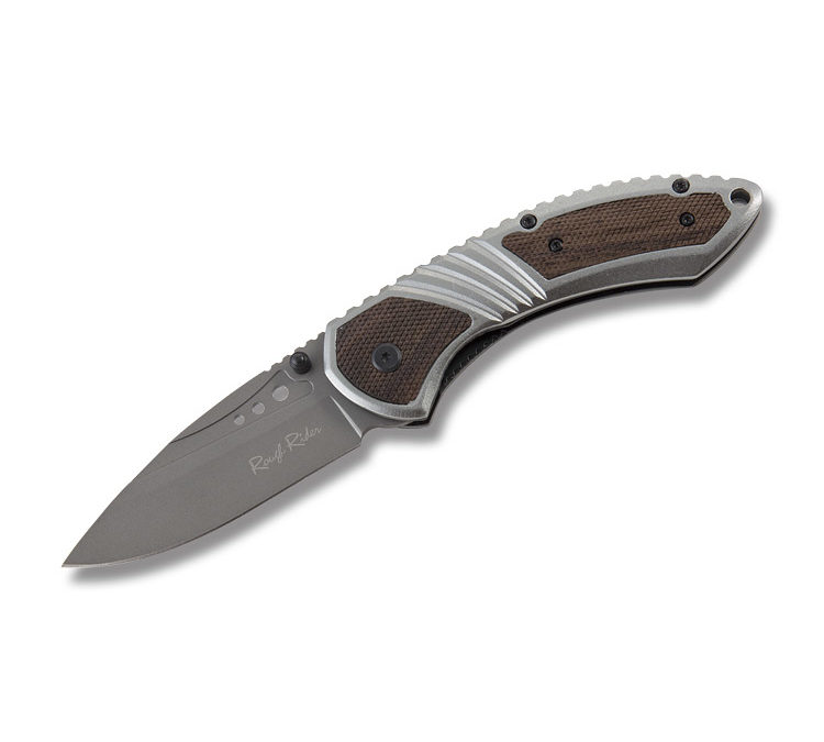 Tactical Linerlock Stonewashed Aluminum Handle