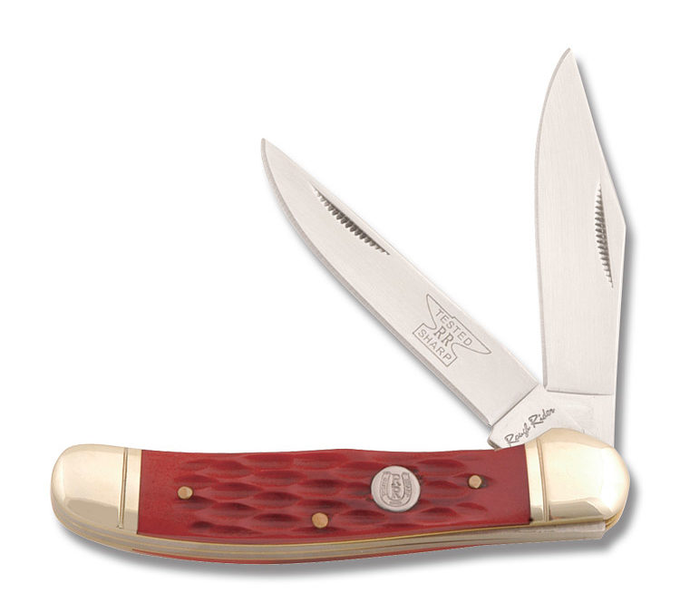 Copperhead Red Jigged Bone Handle