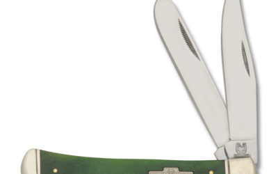Trapper Green Smooth Bone Handle