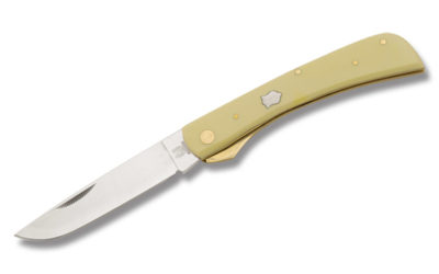 Large Work Knife Yellow Handle