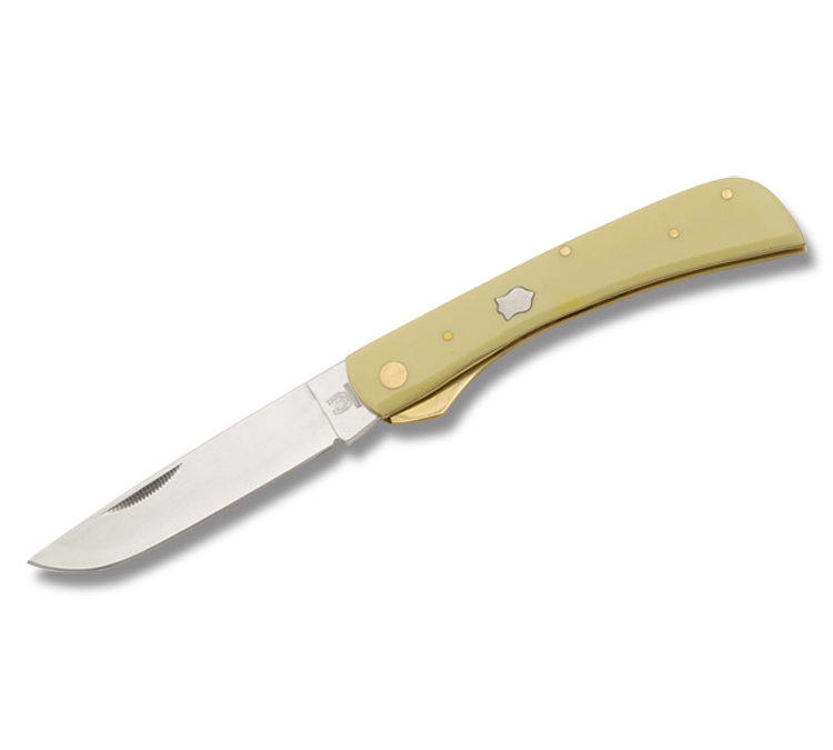 Large Work Knife Yellow Handle