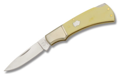 Lockback Yellow Composition Handle