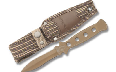 Boot Knife Stainless Steel Slotted Handle