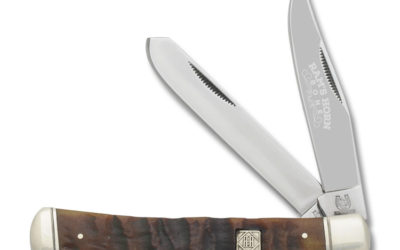 Trapper Rams Horn Bone Handle