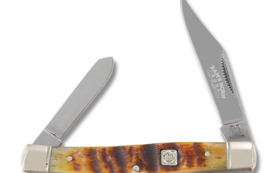 Pen Knife Rams Horn Bone Handle
