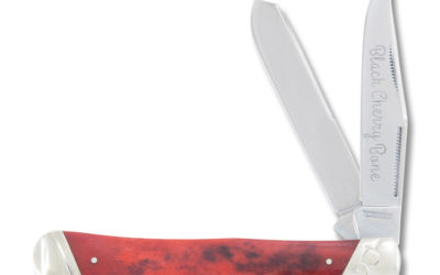 Trapper Black Cherry Bone Handle