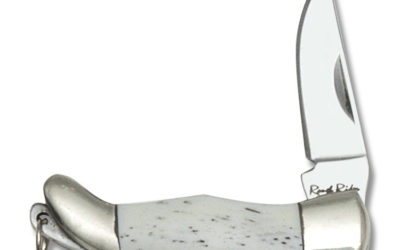 Micro Mid Hunter White Smooth Bone Handle