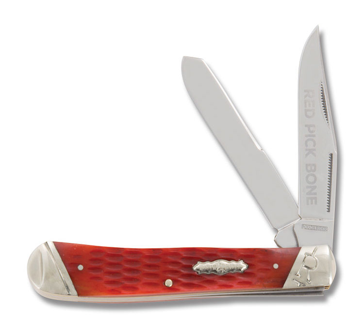 Trapper Red Pick Bone Handle