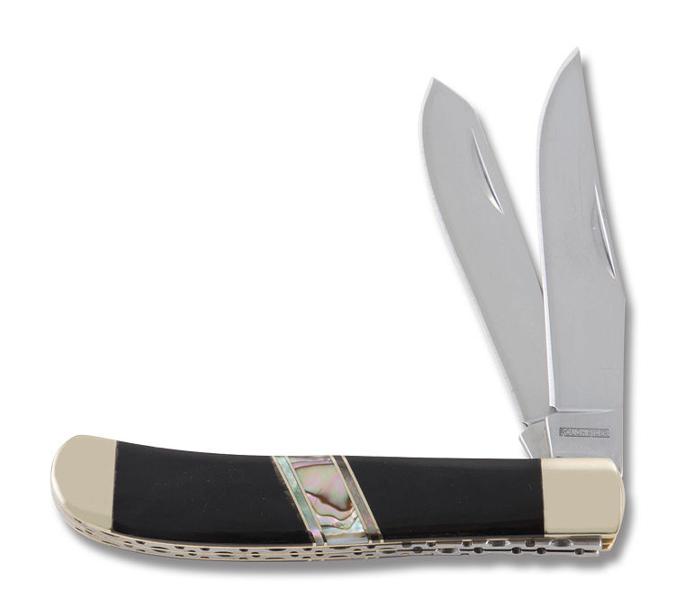 Premium Select Trapper Polished Buffalo Horn Handle