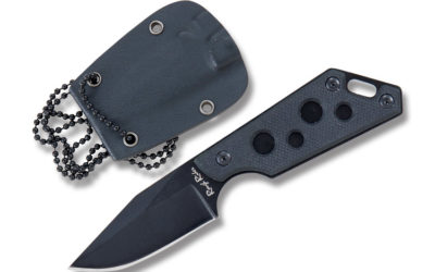 Sturdy Buddy Neck Knife Black G-10 Handle