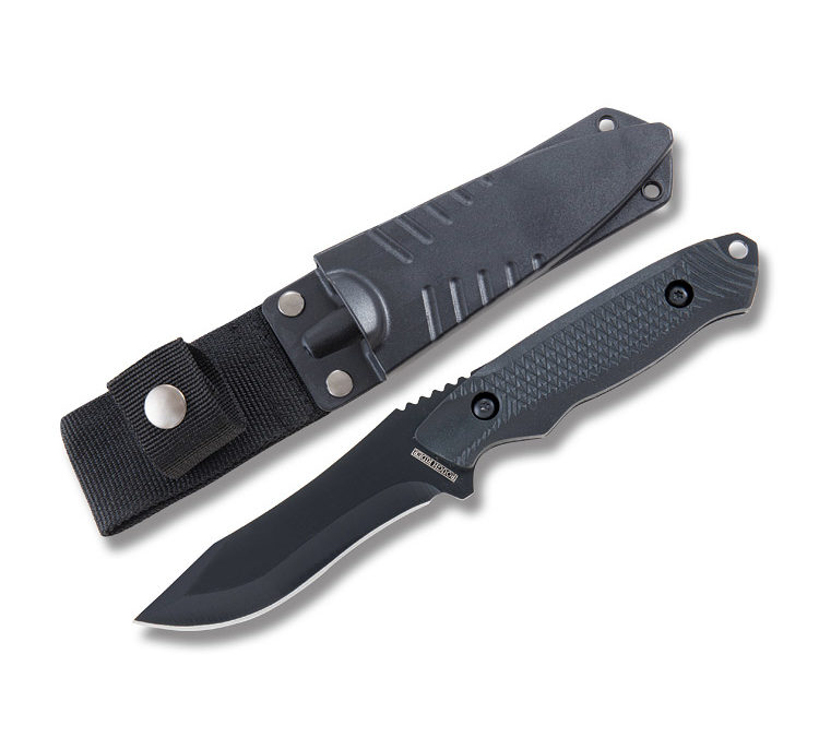 Tactical Fixed Blade Black Composition Handle