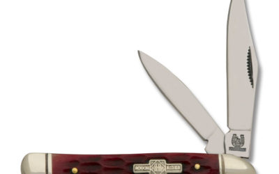 Peanut Red Jigged Bone Handle