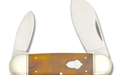 Outdoorsman Series Large Sunfish Tobacco Smooth Bone Handle