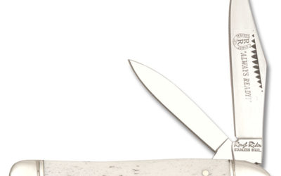 Peanut White Smooth Bone Handle