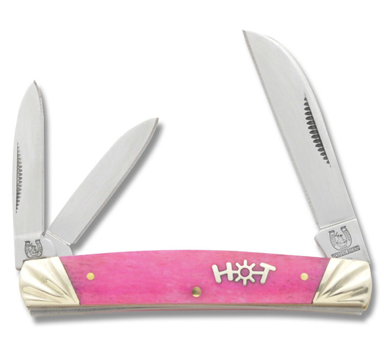 Congress Hot Pink Smooth Bone Handle