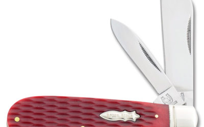 Half Hawk Red Jigged Bone Handle
