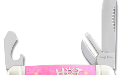 Mini Scout Pink Smooth Bone Handle