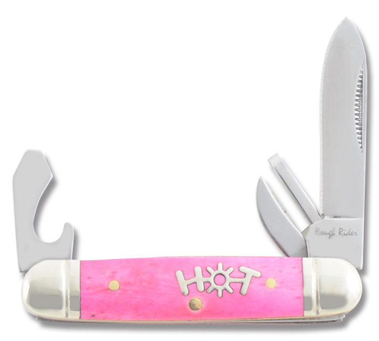 Mini Scout Pink Smooth Bone Handle