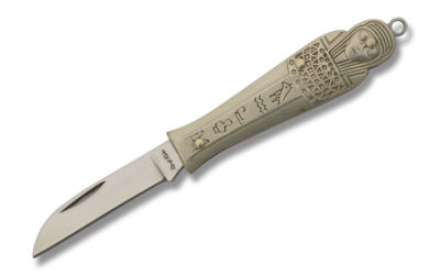 Egyptian Folder Antique Silver Finish Handle