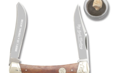 Last Meeting of Jackson and Lee Moose Brown Smooth Bone Handle
