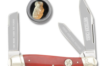 Southern Cross Serpentine Stockman Red Smooth Bone Handle
