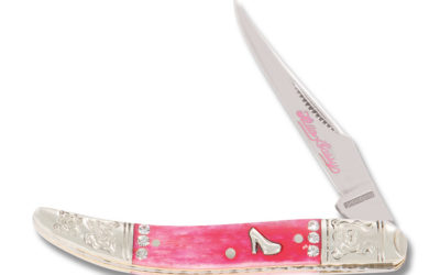 Hello Sassy Little Toothpick Pink Smooth Bone Handle