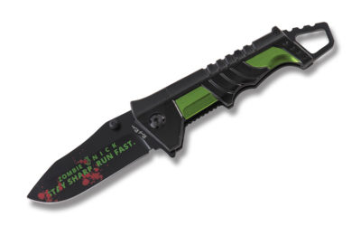 Zombie Nick Night Hiker Linerlock Aluminum Handle