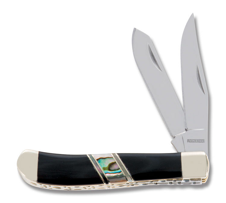 Premium Select Mini Trapper Polished Buffalo Horn Handle