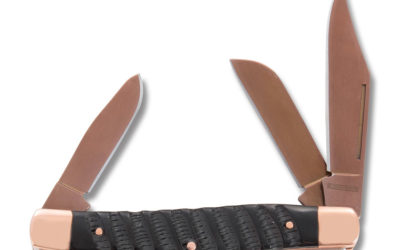 Copper Ridge Large Stockman Genuine Buffalo Jigged Handle