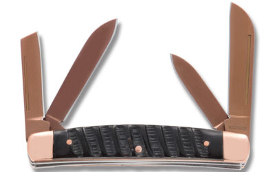 Copper Ridge Congress Buffalo Horn Jigged Handle