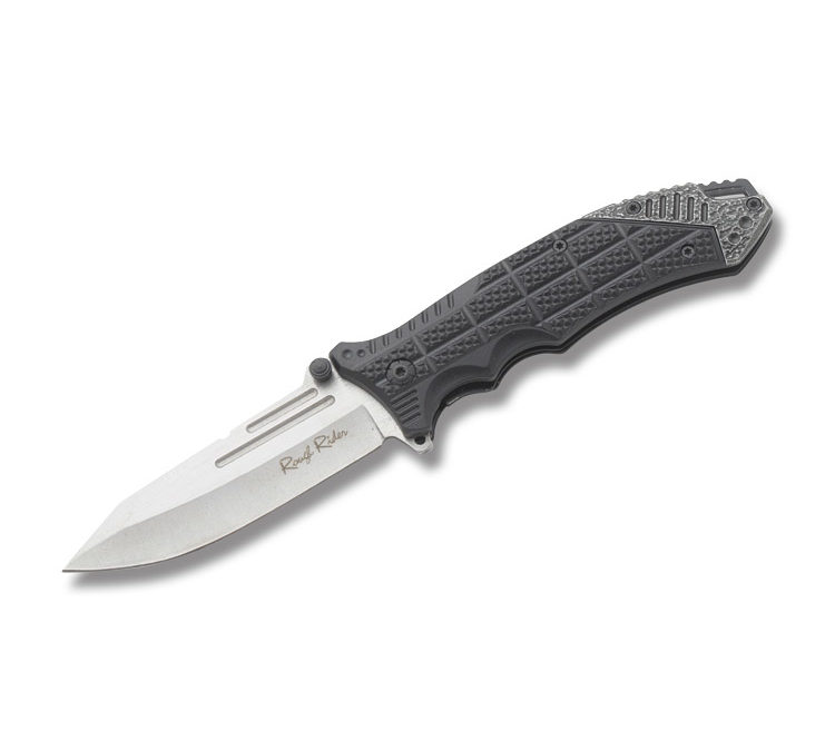 Tactical Linerlock Black Composition Handle – Plain Edge