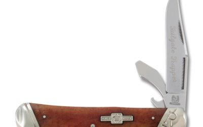 Tailgate Trapper Smooth Amber Bone Handle