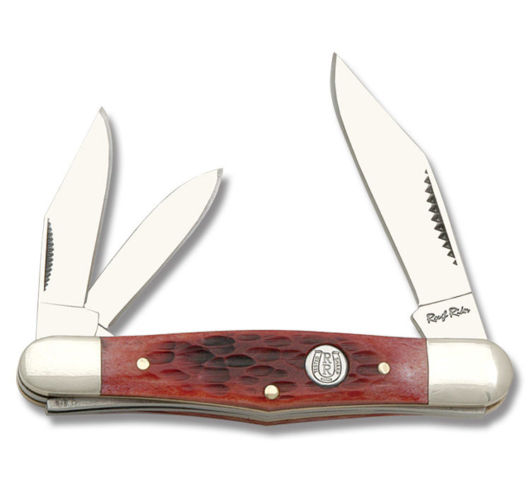 Whittler Red Jigged Bone Handle