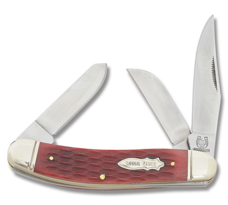 Sowbelly Red Jigged Bone Handle